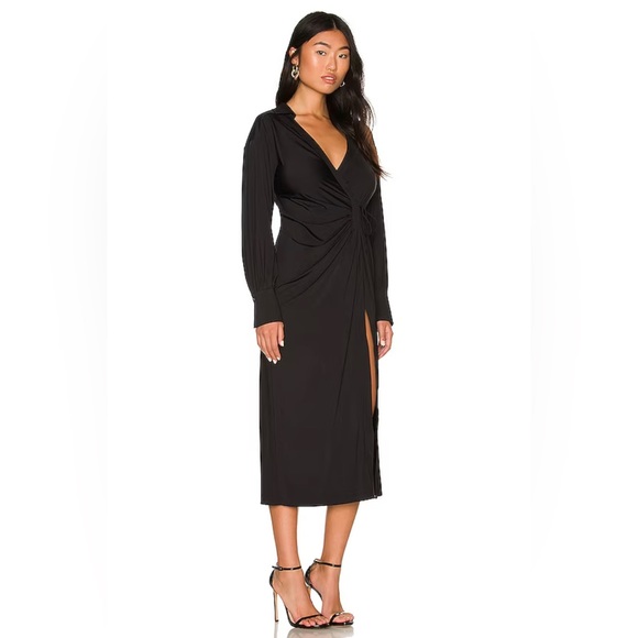 $258 L'ACADEMIE SLINKY MIDI DRESS REVOLVE HOUSE OF HARLOW CB AMANDA UPRICHARD - Picture 2 of 13